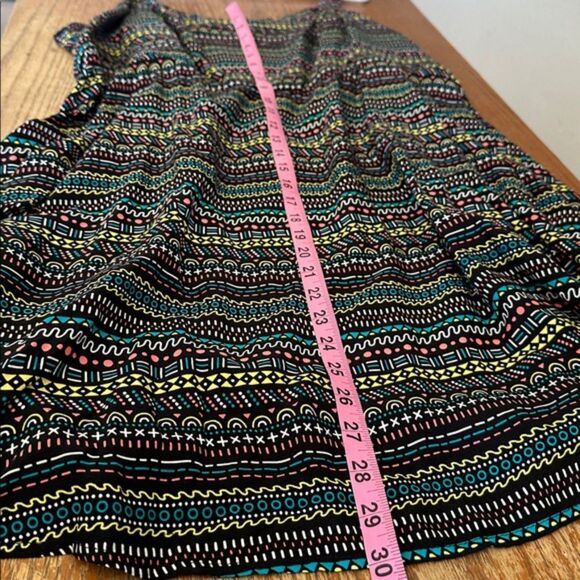 NWT Torrid Babydoll Tank Dress Womens 3X Geometric Colorful Sleeveless Full NEW - Picture 8 of 8